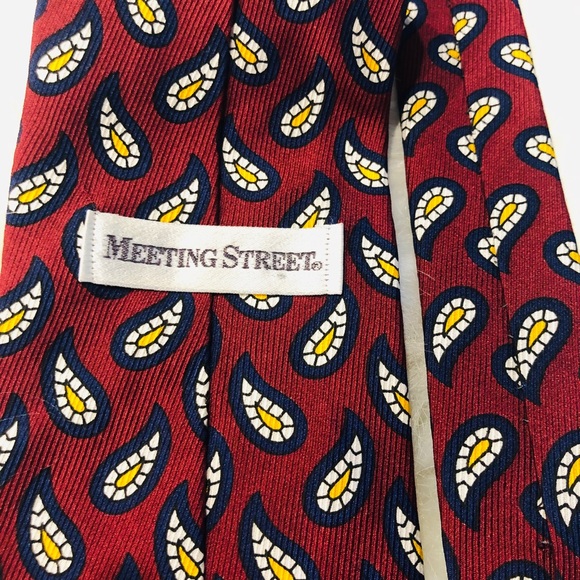 Vintage Meeting Street Silk Tie - Picture 5 of 5